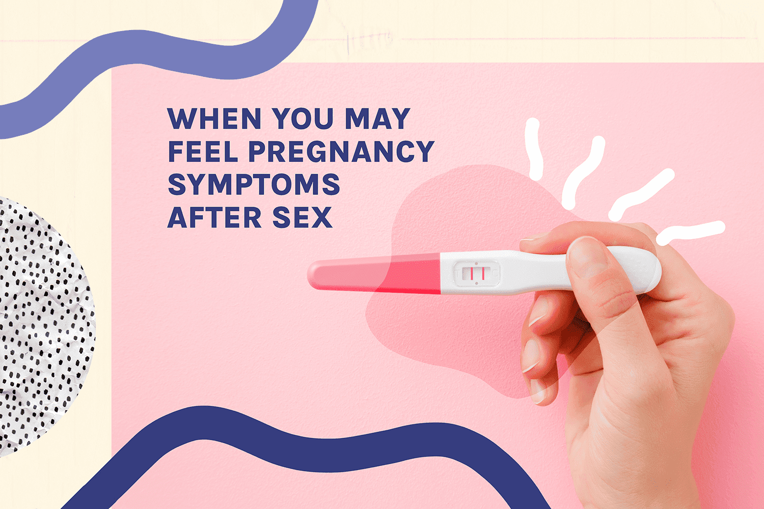 ¿Puedes sentir síntomas de embarazo después de tener relaciones sexuales?